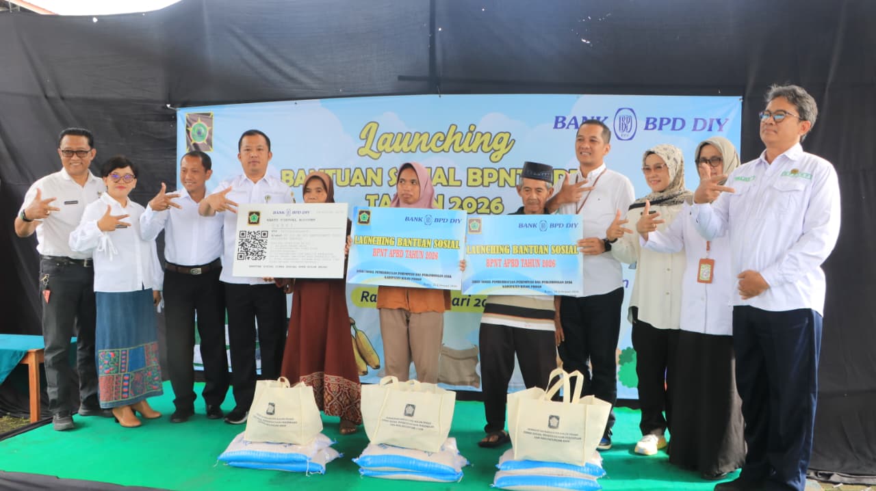 Pemkab Kulon Progo Luncurkan BPNT APBD 2026, 61 KPM Terima Bantuan di Sentolo